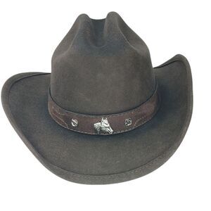 Cody James Kids Monte Carlo Horsing Around Felt Cowboy Hat Chocolate Size XL